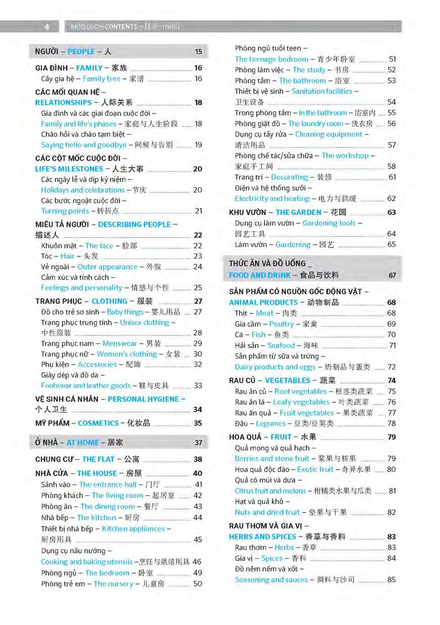 PONS GENERAL REFERENCE – TRILINGUAL VISUAL DICTIONARY Vietnamese–English–Chinese
