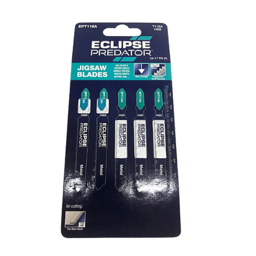 Bộ 5 lưỡi cưa lọng máy cắt tấm kim loại mỏng Eclipse EPT118A