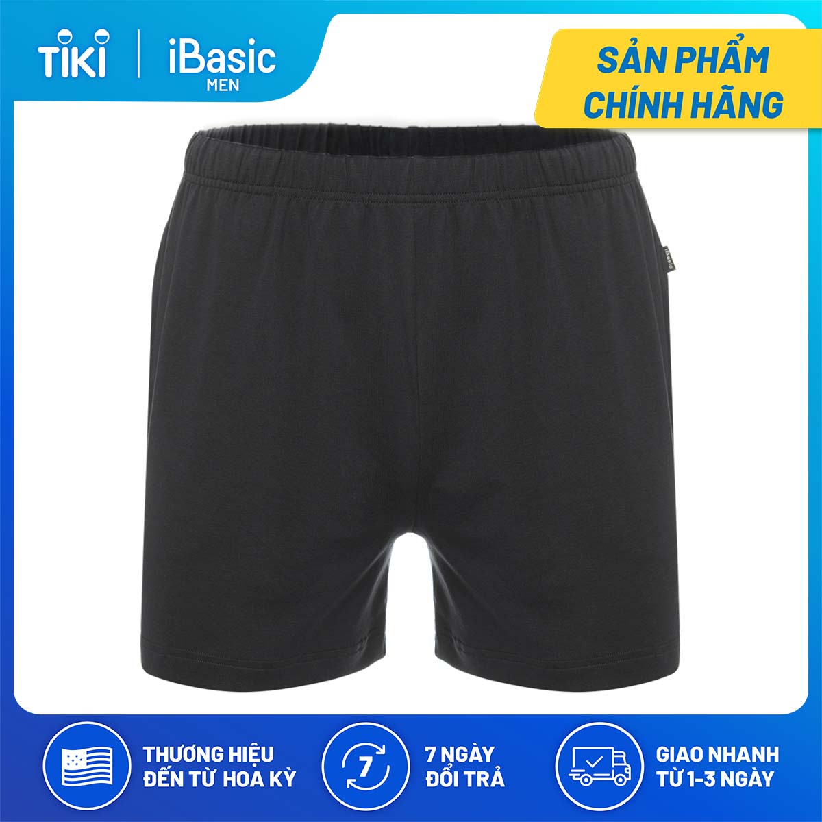 Quần đùi nam mặc nhà daily iBasic SHM005