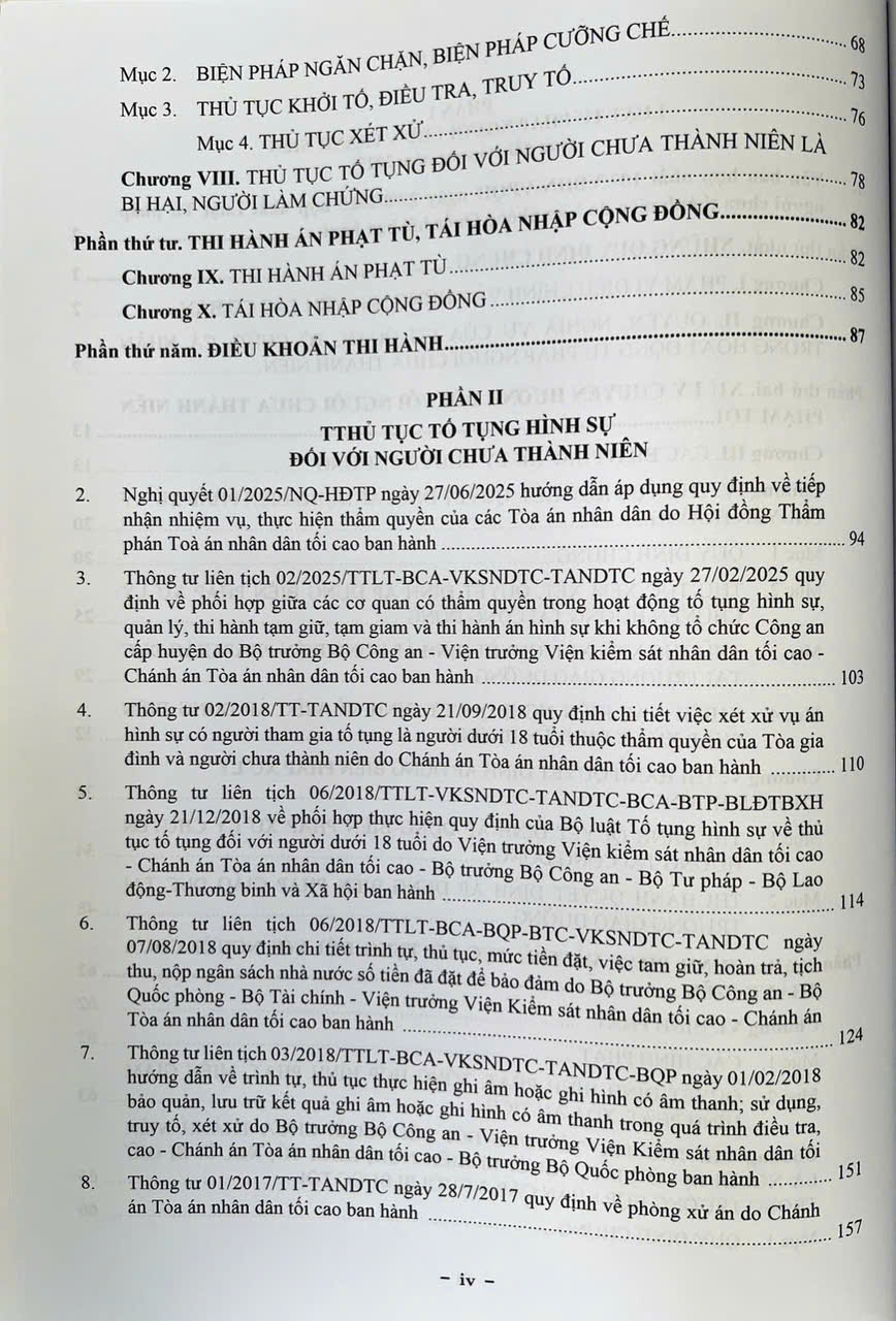 Luật Tư Pháp Người Chưa Thành Niên ( Sửa Đổi, Bổ Sung Năm 2025)