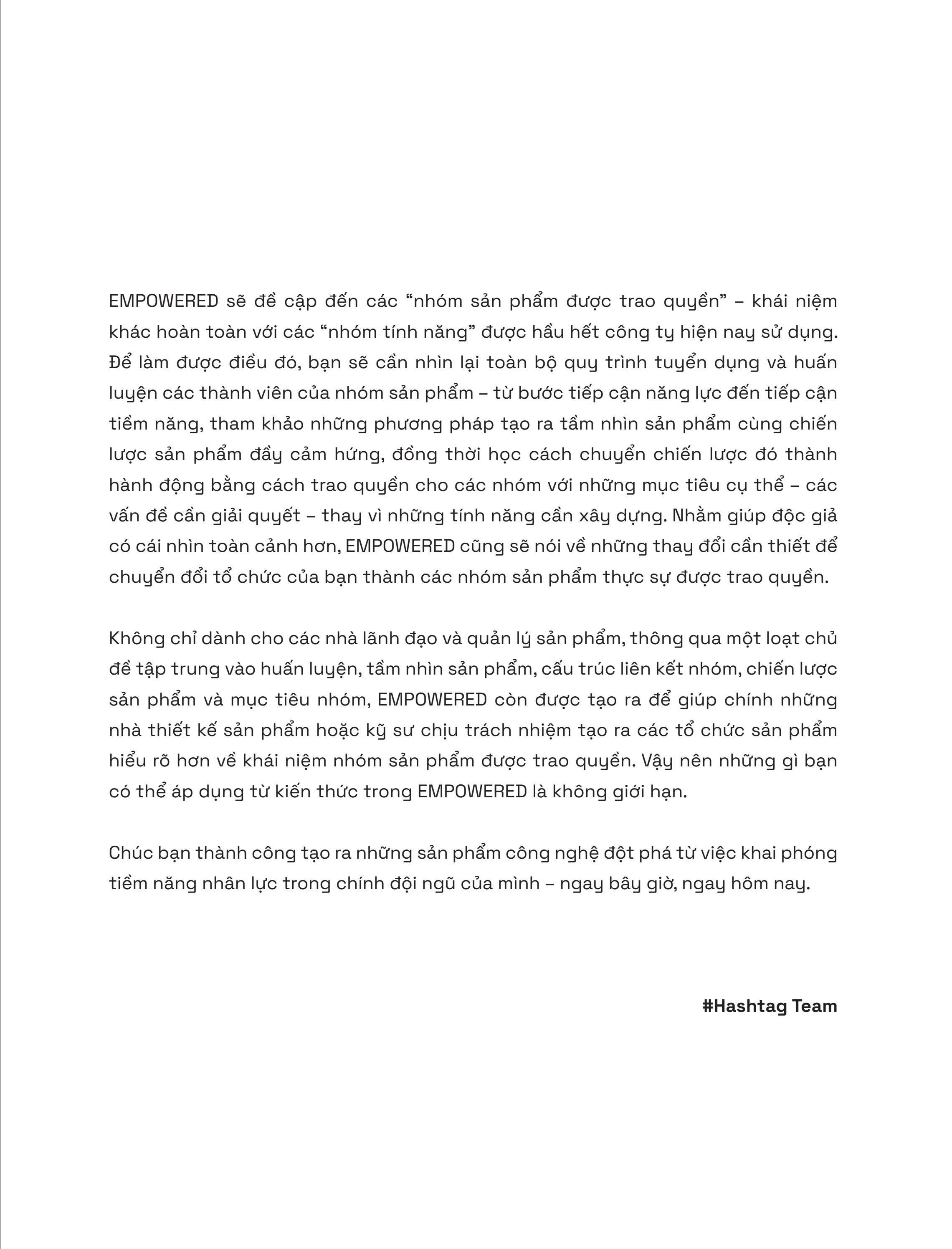 Empowered - Khai Phóng Tiềm Năng Nhân Lực, Sản Phẩm Công Nghệ Đột Phá