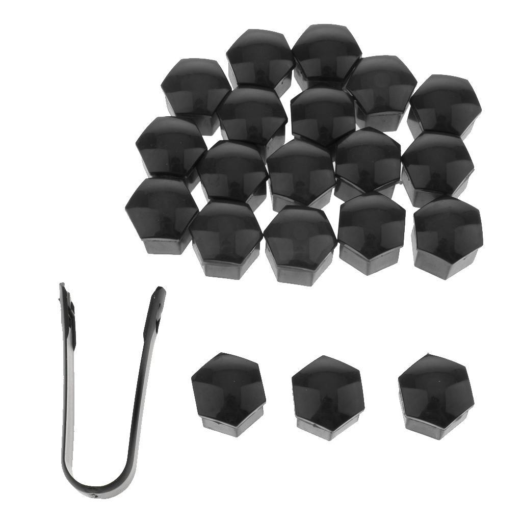 Car Wheel Nut Hub Screw Cover Lug Nur Cover 19mm Rims