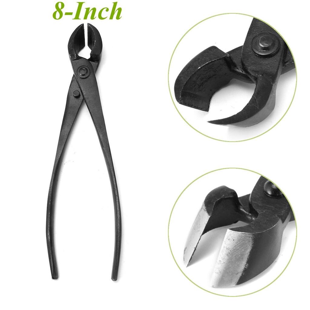 Round Edge Cutter Beginner Bonsai Tools Multi - Function As Branch Cutter and Knob Cutter 205mm 8'' Carbon Steel Garden Branch