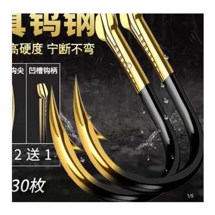 Lưỡi Câu Cá JC Seiko Siêu Cường Lưỡi Câu Cá Có Ngạnh Không Ngạnh Siêu Bén Cao Cấp LC19