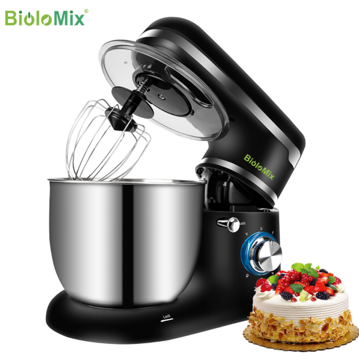 Máy trộn bột và đánh trứng 5 lít thương hiệu cao cấp BioloMix BM785LB - Công suất 1500W - HÀNG NHẬP KHẨU