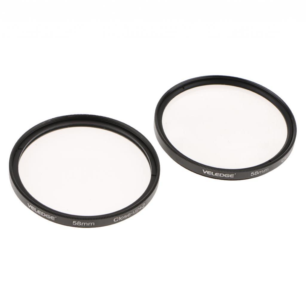 Camera Close Up  Lens Filter Set  +1 +2 +4 +10 Magnification