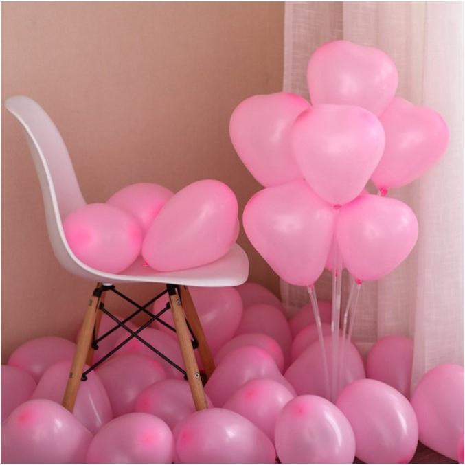 BONG BÓNG TRÁI TIM THÁI LAN Trang Trí Sinh Nhật Happy Birthday Tiệc Cưới Sự Kiện, bong bóng trang trí sinh nhật