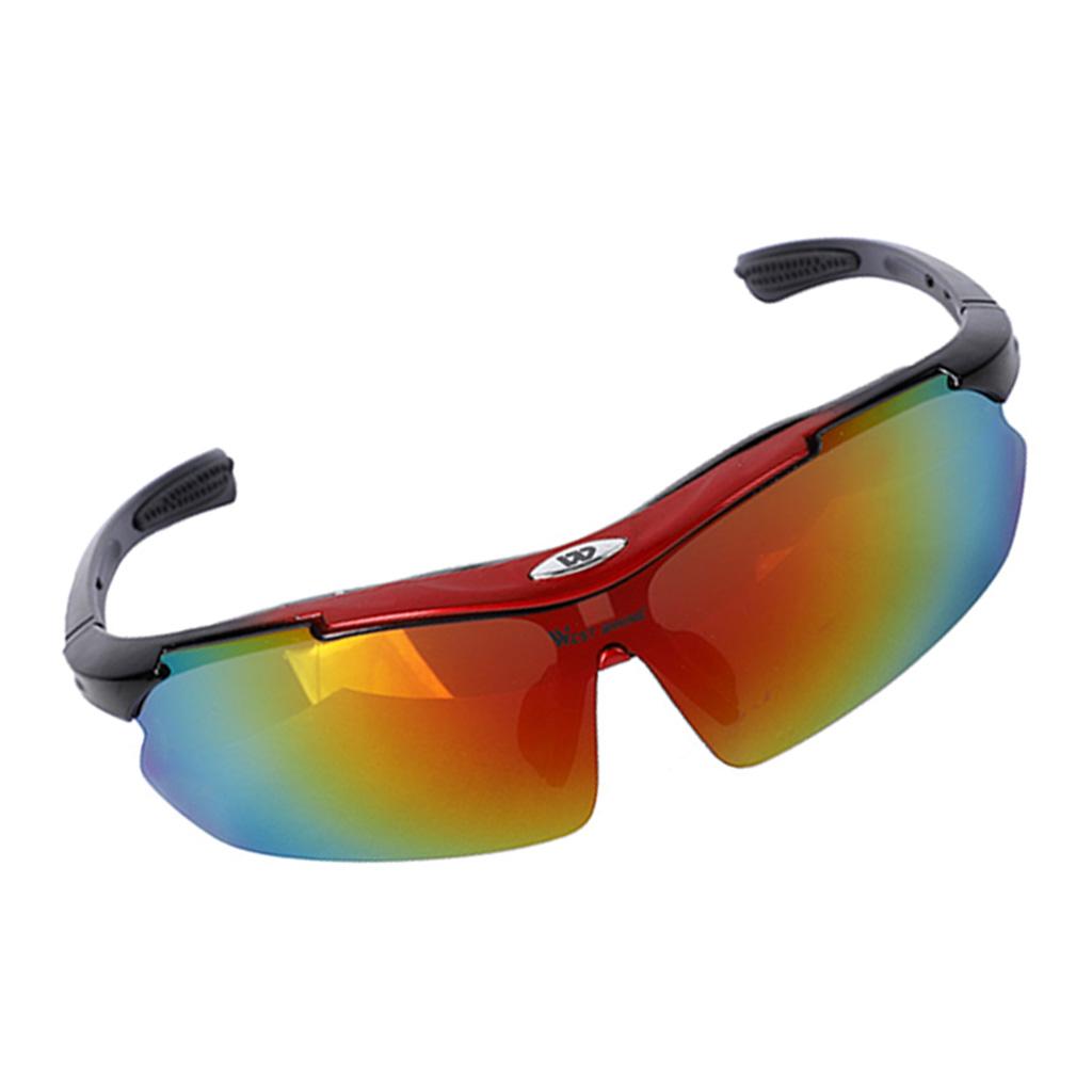 Polarized Cycling Glasses Sports Fishing UV400 Sunglasses Goggles White