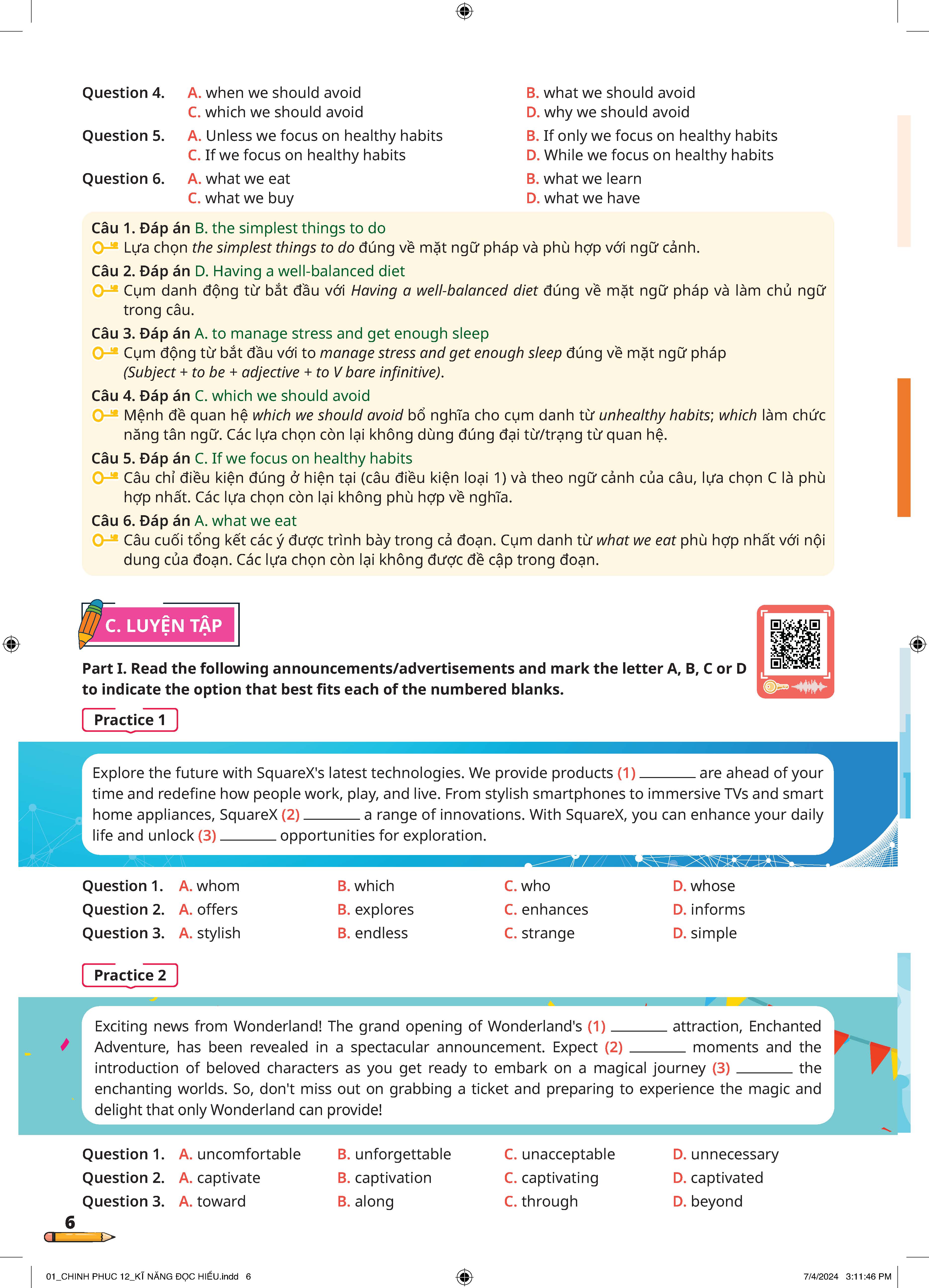 Chinh phục kì thi Tiếng Anh - Tốt nghiệp THPT tập 2