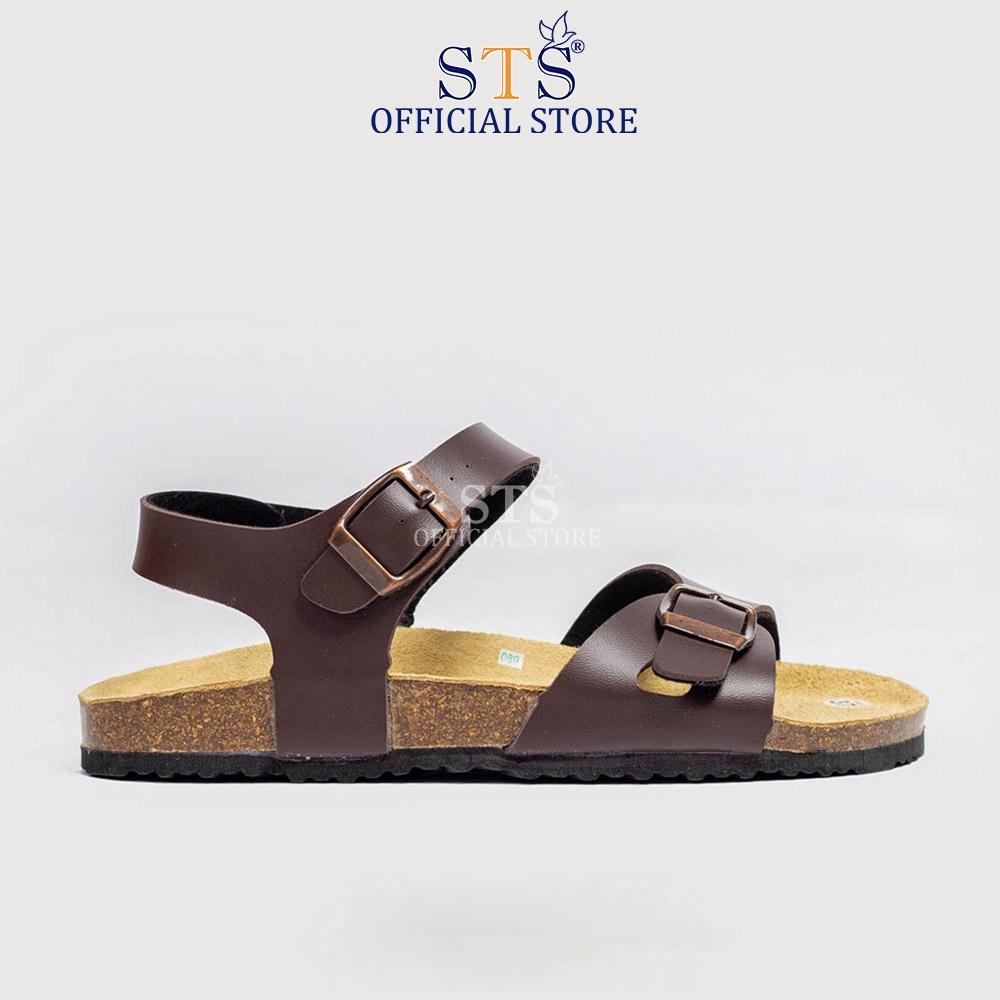 Dép đế trấu Birken sandal quai hậu Da PU cao cấp siêu bền thanh lịch đi học đi chơi nhiều màu STPU23