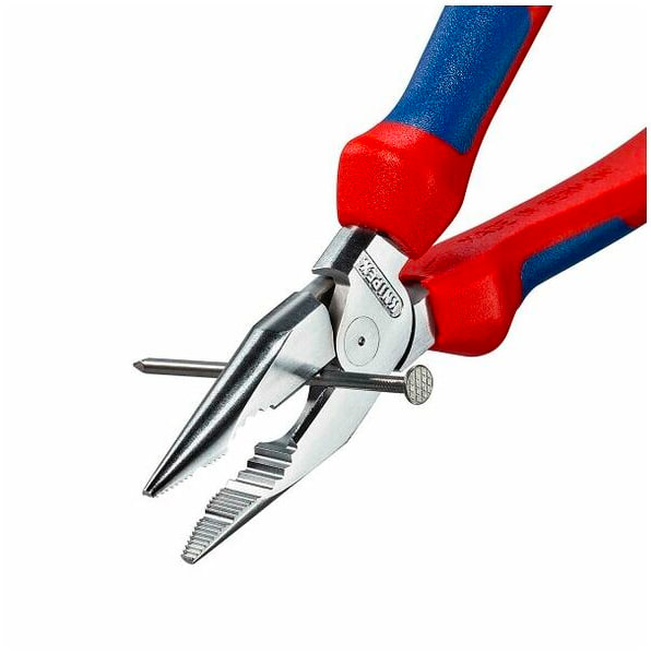 Kìm Đa Năng Mũi Thon Needle-Nose Combination Knipex 08 25 185 Lưỡi Cắt 61HRC