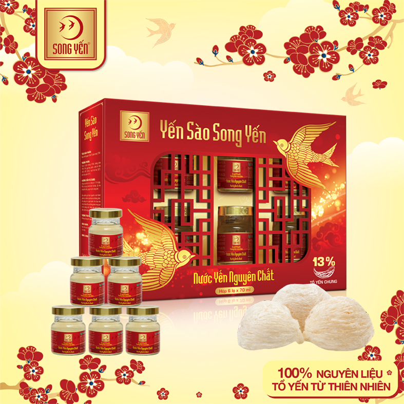 Nước Yến Nguyên Chất 13% Song Yến