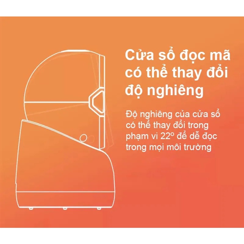 Máy quét mã vạch đa tia để bàn Winson 5780 Đầu đọc mã siêu nhạy dùng trong bán hàng siêu thị, shop thời trang - Hàng Chính Hãng