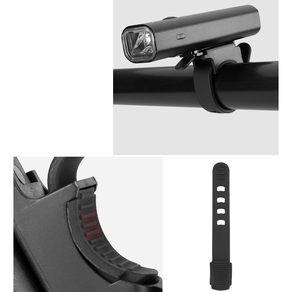 ROCKBROS Đèn xe đạp LED Mặt trước chống nước Đèn xe đạp USB Sạc xe đạp