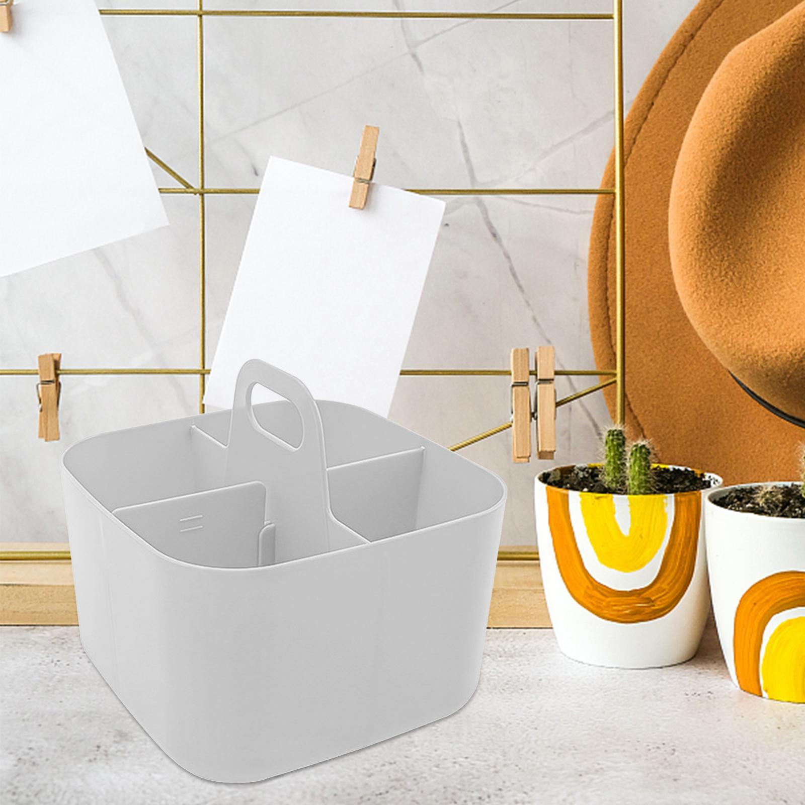 Shower Storage Organizer Basket with Handle for Conditioner Bathroom Nursery
