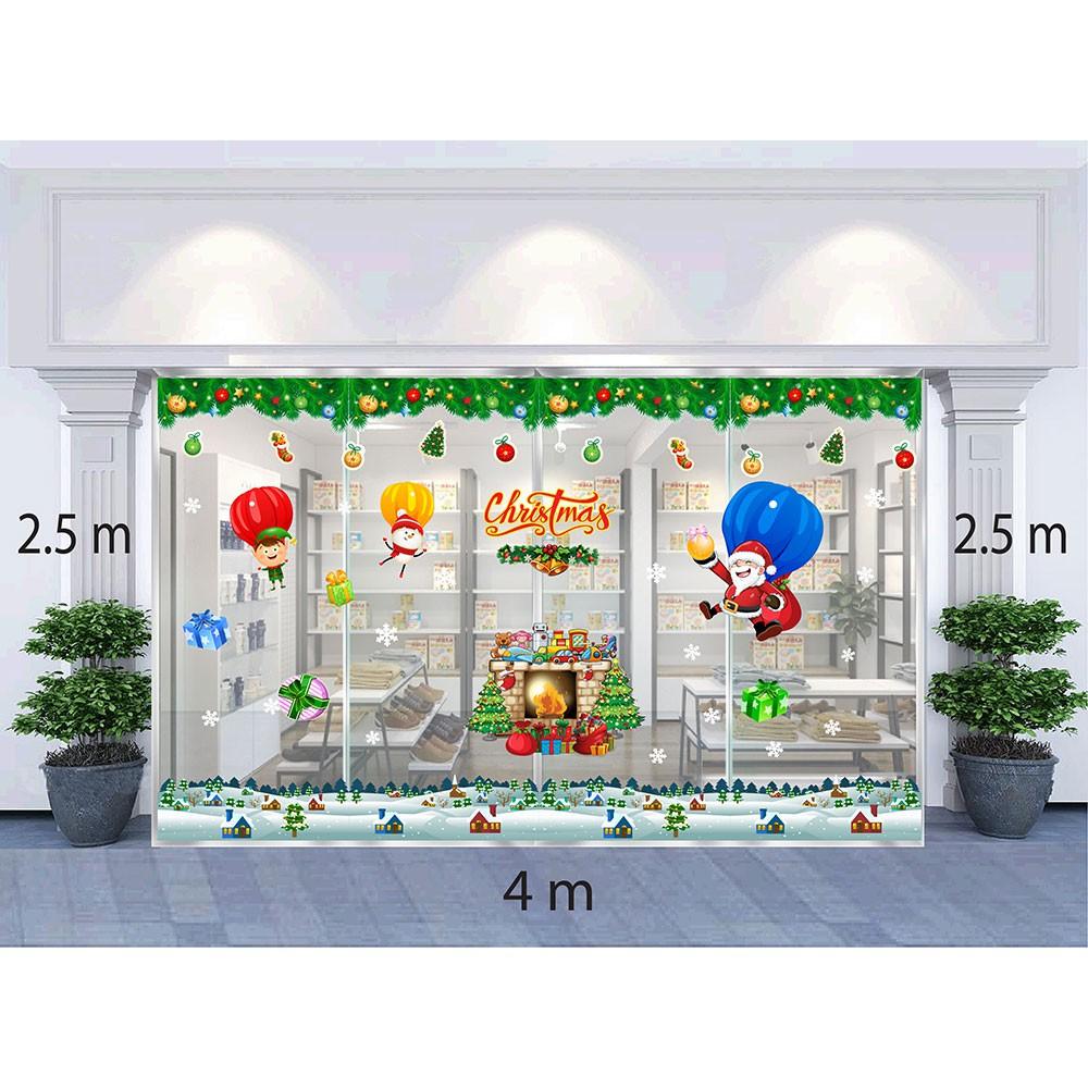 DECAL TRANG TRÍ NOEL 2021 COMBO SỐ 12