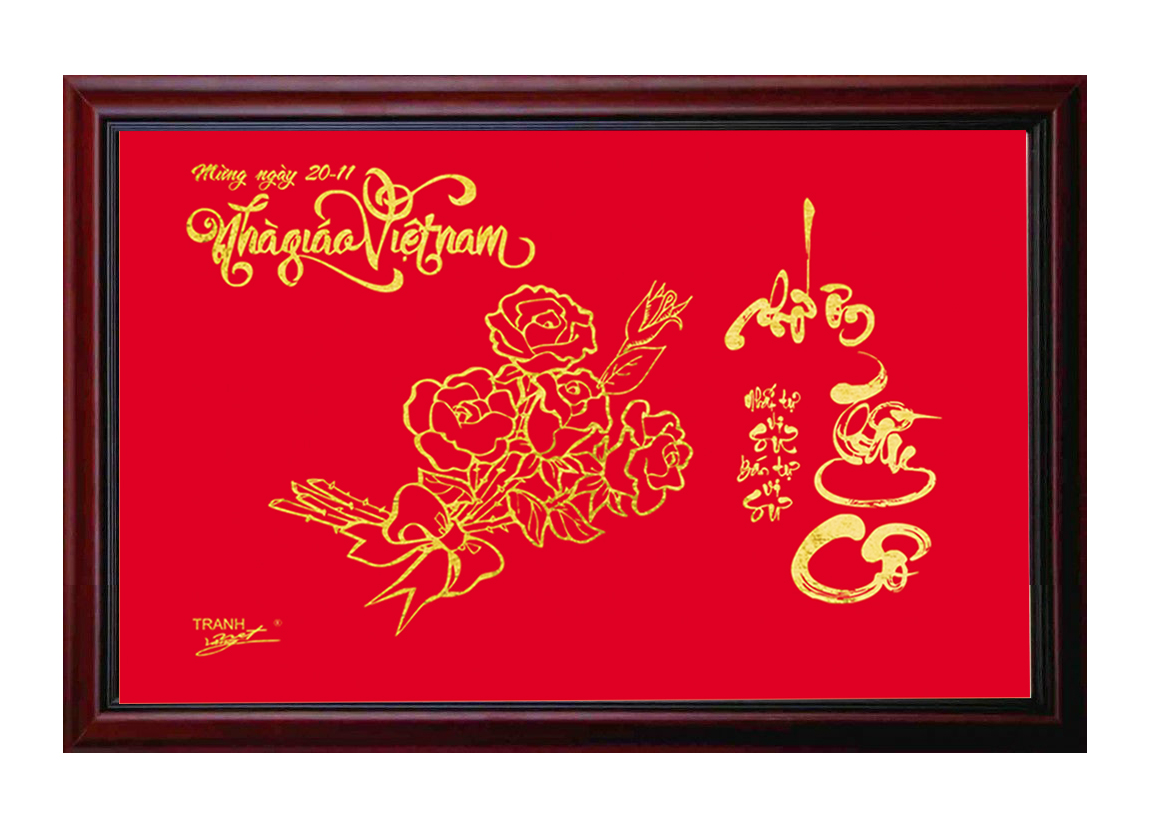 Tranh Quà tặng chúc mừng nhà giáo Việt Nam