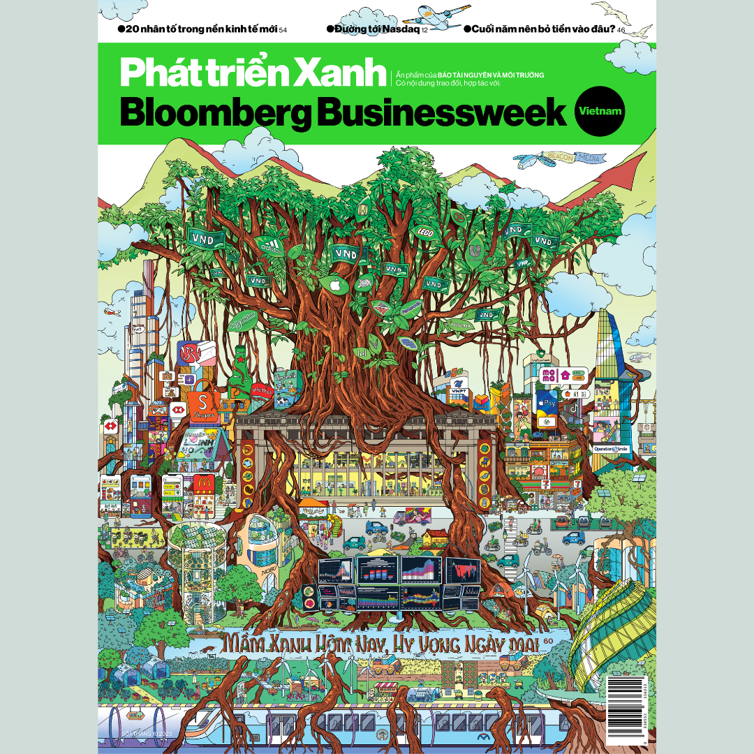 Combo Ấn phẩm Phát triển xanh Bloomberg Businessweek Vietnam kỳ 3 & kỳ 2