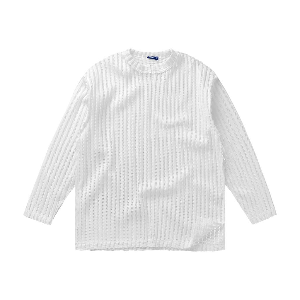 ÁO LƯỚI TAY DÀI NAM NỮ / FORM RỘNG OVERSIZED / AZIERLOCO
