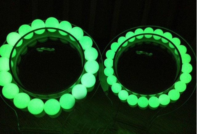 Vòng tay phong thủy đá Dạ Quang phát sáng trong đêm phong cách Hàn Quốc size 08mm