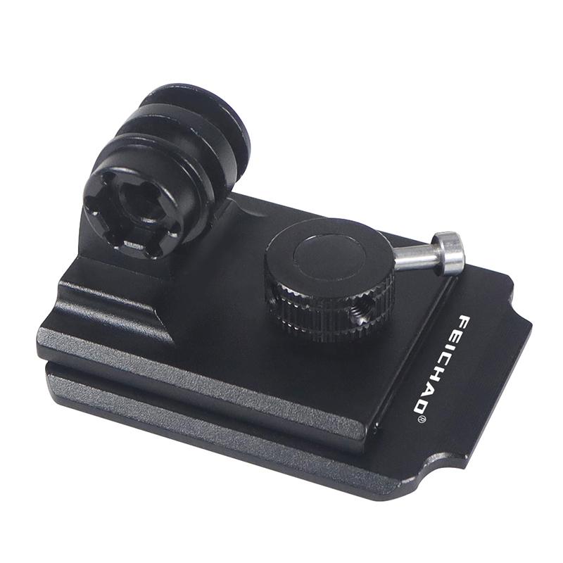Mũ bảo hiểm xe máy bằng hợp kim nhôm Cố định đế gắn bộ chuyển đổi cho NVG cho GoPro 11/10 cho DJI Action /Insta360 Camera thể thao