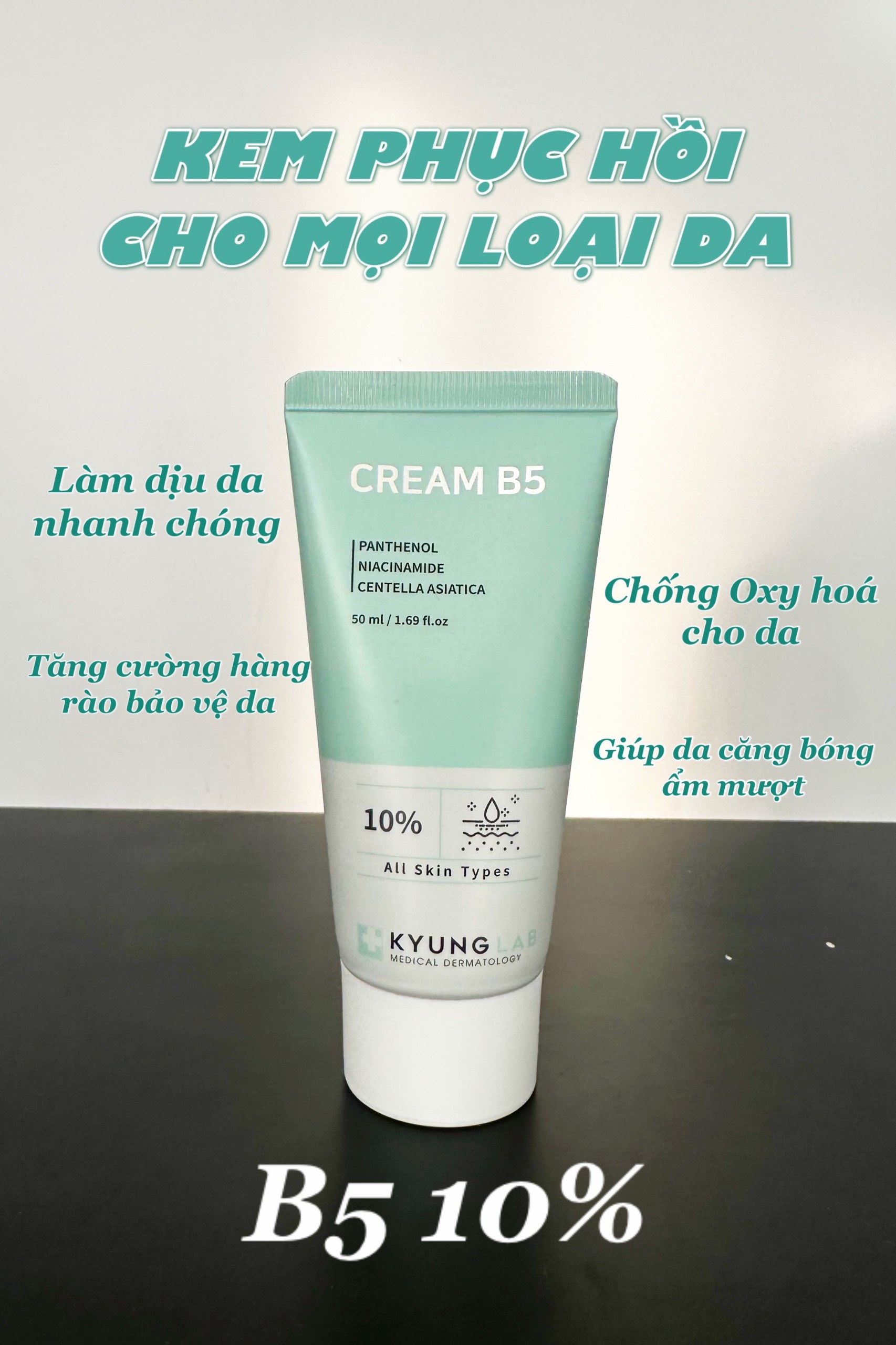 Dưỡng ẩm phục hồi da Cream B5 Kyunglab (C/50ML)