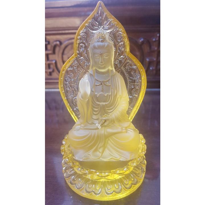 Tượng quan âm lưu li cao cấp để xe ôtô
