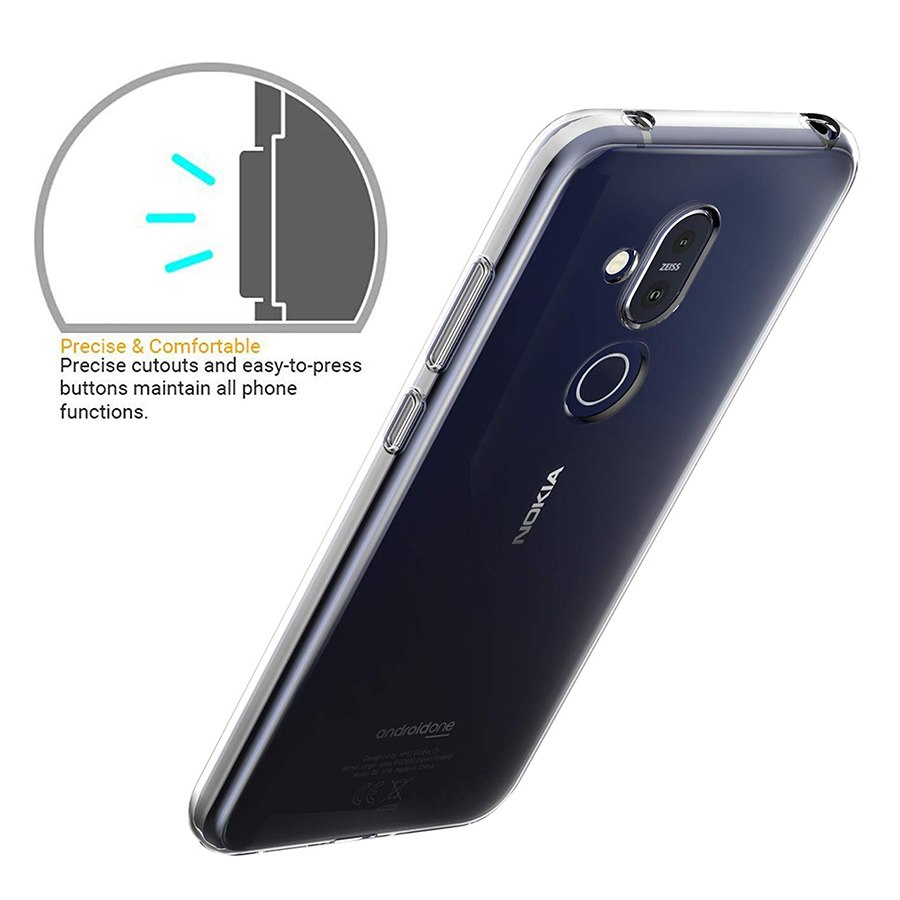 Ốp lưng dẻo dành cho Samsung Galaxy Nokia 8.1/ Nokia X7 Ultra Thin - Hàng chính hãng