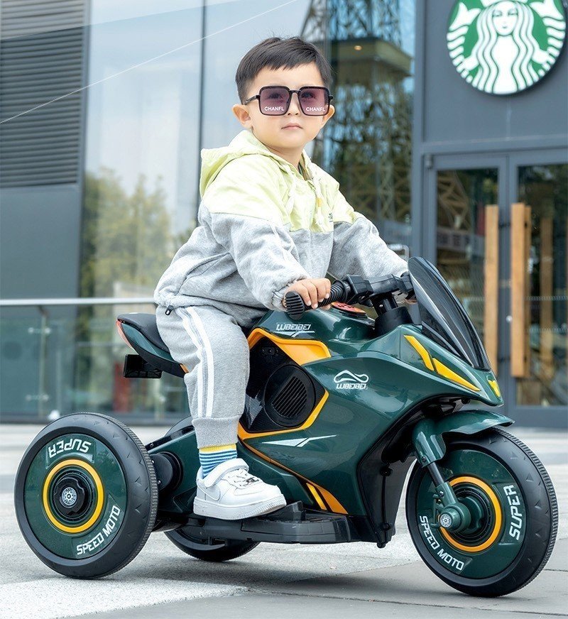 Xe moto điện thể thao 3 bánh cho bé BABY PLAZA 288S