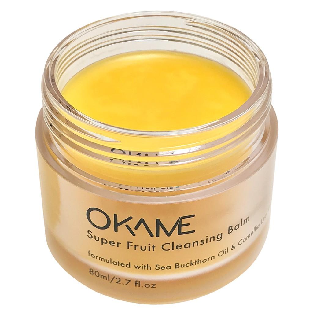 Sáp tẩy trang dễ nhũ hoá, làm sạch sâu Okame Super Fruit Cleansing Balm 80ml