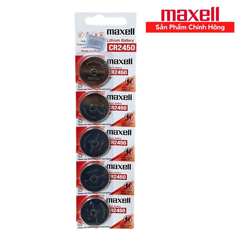 Pin CR2450 3V Lithium Maxell Chính Hãng Cao Cấp