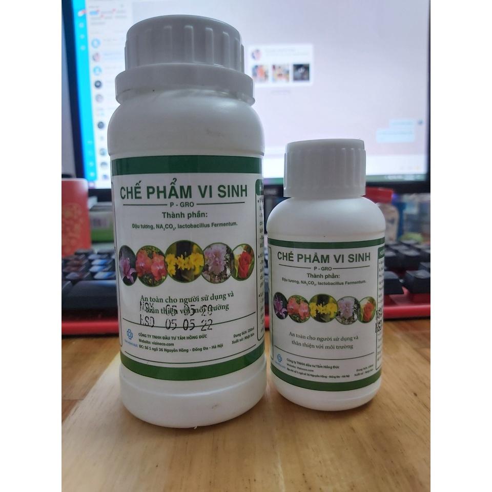 Chế Phẩm Vi Sinh P-GRO Trừ Nấm Bệnh, Ngừa Sâu Bệnh, Thúc Đẩy Mọc Mầm