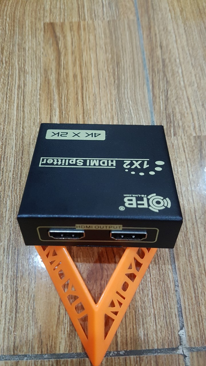 Bộ chia HDMI Switch 1 ra 2 Full HD 1080 đen - Hàng Chính Hãng