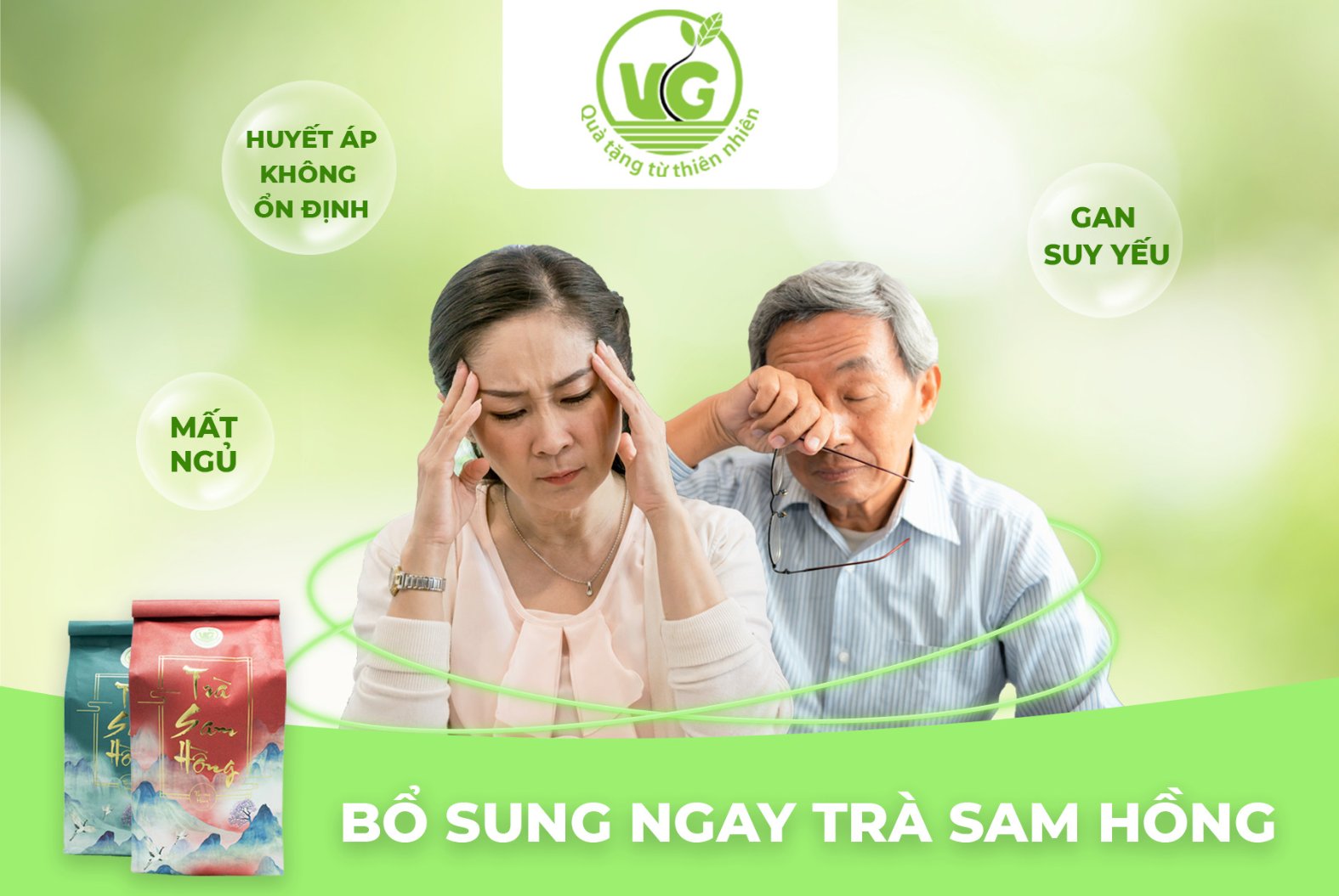 Trà Sâm Hồng thượng hạng VRG túi 500gram mát gan, giải độc - NPP Ehomepire