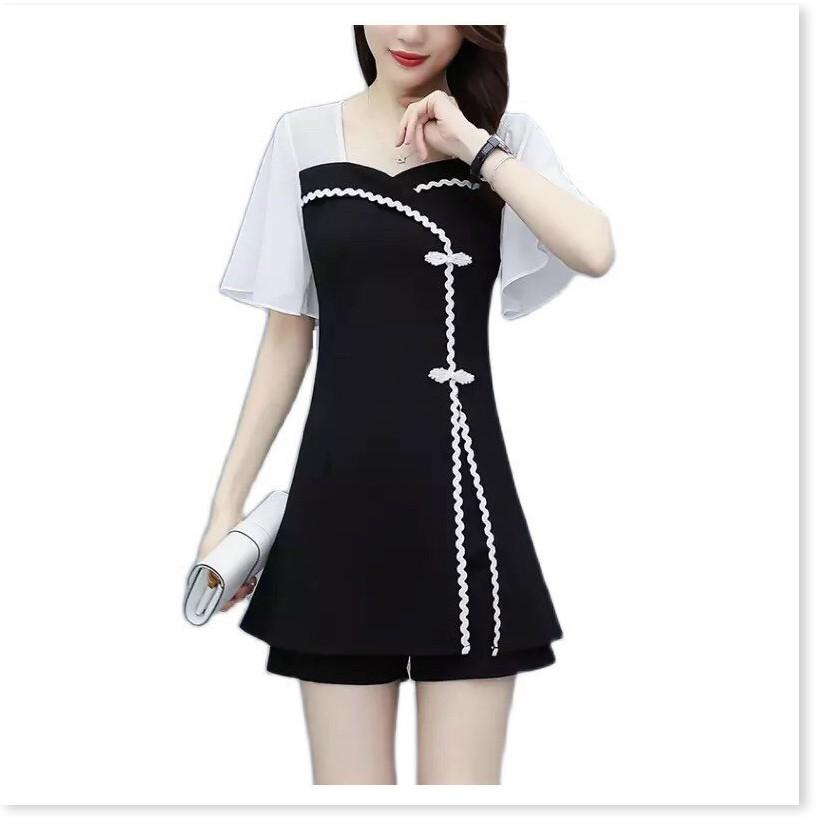 Set big Size có Size 80kg chất liệu poly 2 da phối voan CỰC XINH TÔN DÁNG SANG TRỌNG CHO CHỊ EM KME STORE