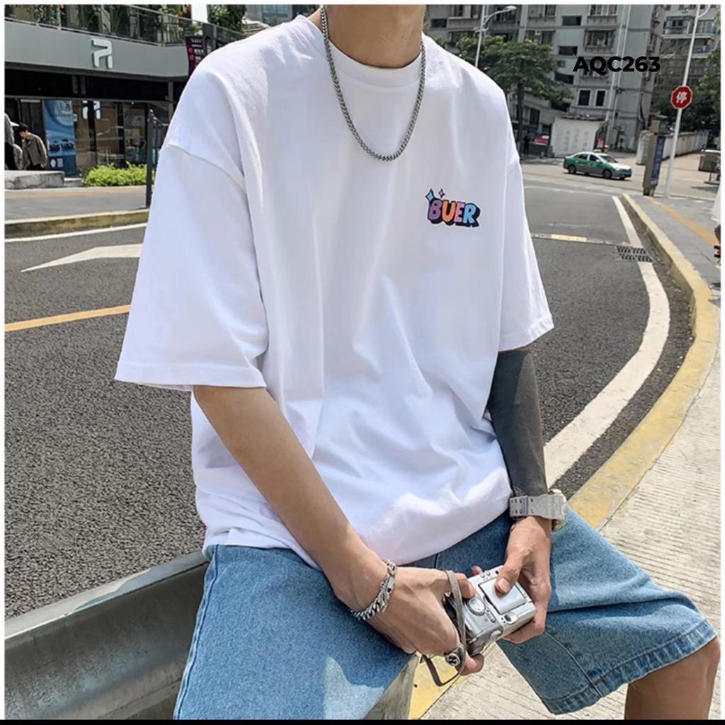 Áo Thun Nam Tay Lỡ Unisex In Chữ Kiểu BLANK EOUB ER.ST nổi bật