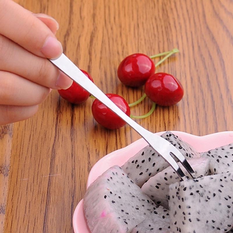 Dĩa Ăn Hoa Quả Trái Cây, Nĩa Ăn Bánh Gato Inox Gia Đình