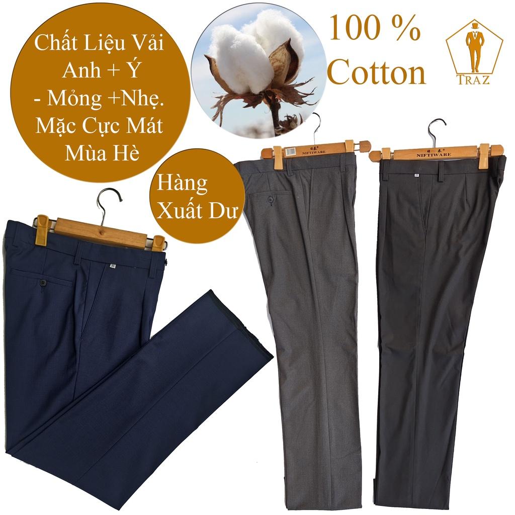 Quần Âu, Tây Trung Niên Nam Cao Cấp Ông Xuông, Đứng Chất Vải Anh, Ytali Xuất Dư Châu Âu
