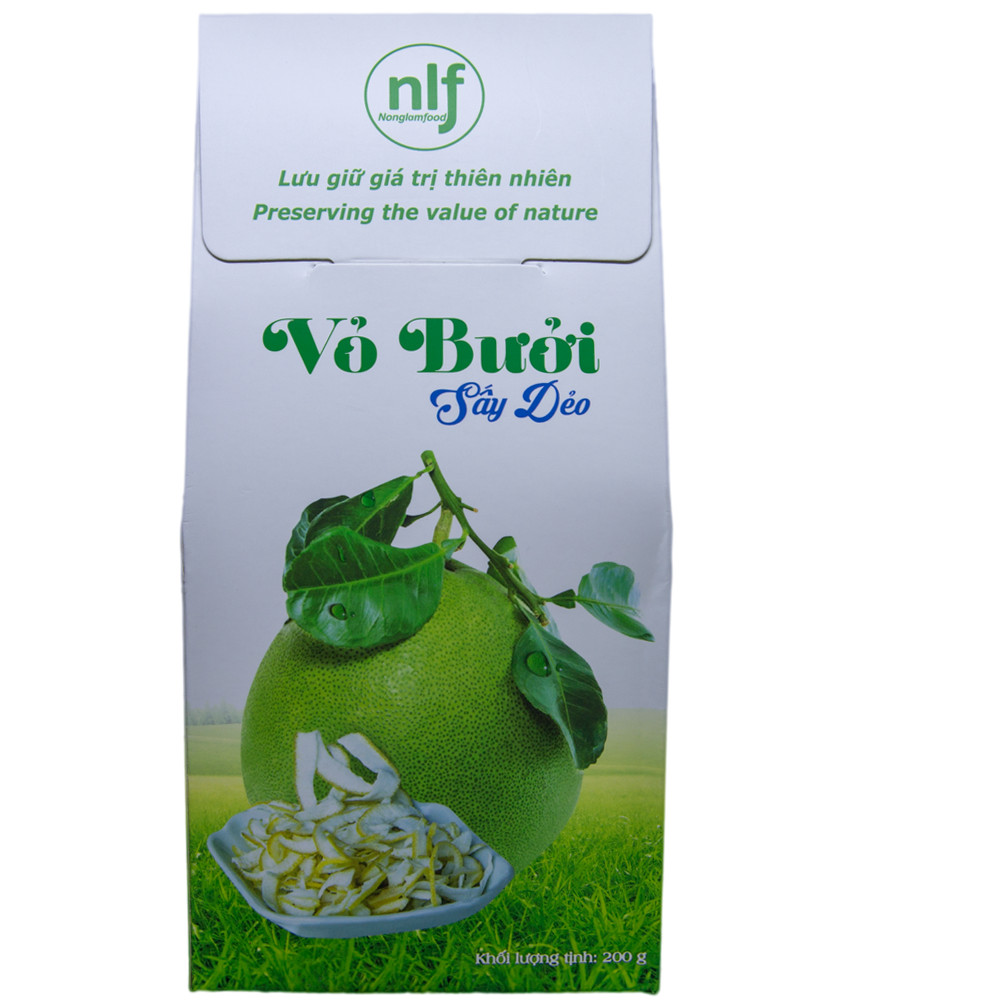 Combo 10 hộp vỏ bưởi sấy 200gr