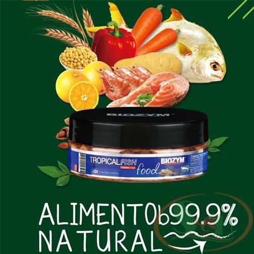 Thức ăn cá Biozym Tropical Fish Food Tablet viên dán hồ kính thả đáy cho cá tép cảnh