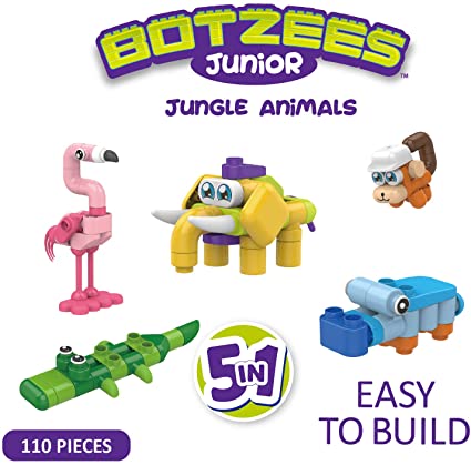 ĐỒ CHƠI GIÁO DỤC SỚM BOTZEES JUNIOR - JUNGLE KIT 1 ĐỒ CHƠI GIÁO DỤC SỚM BOTZEES JUNIOR - JUNGLE KIT 1