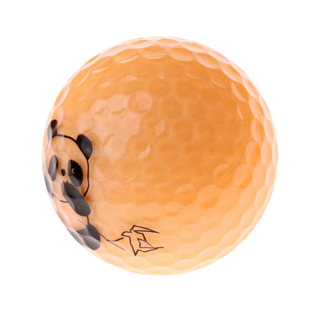 Golf Driving Range Practice Ball Double Layer Golf Ball Cute Panda