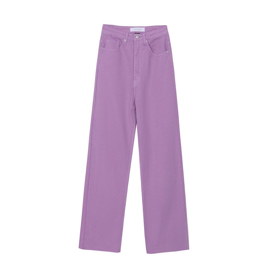 TATICHU - Quần jean ống suông - Coloured Aesthtic Long Jeans
