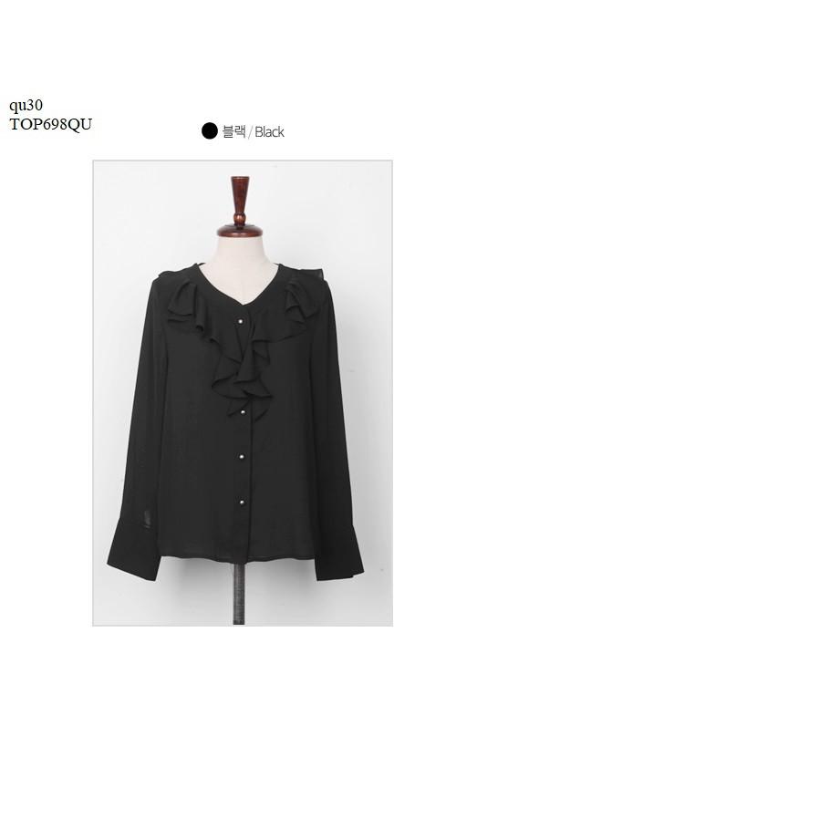 TOP615 ÁO SƠ MI NỮ NHÚN BÈO