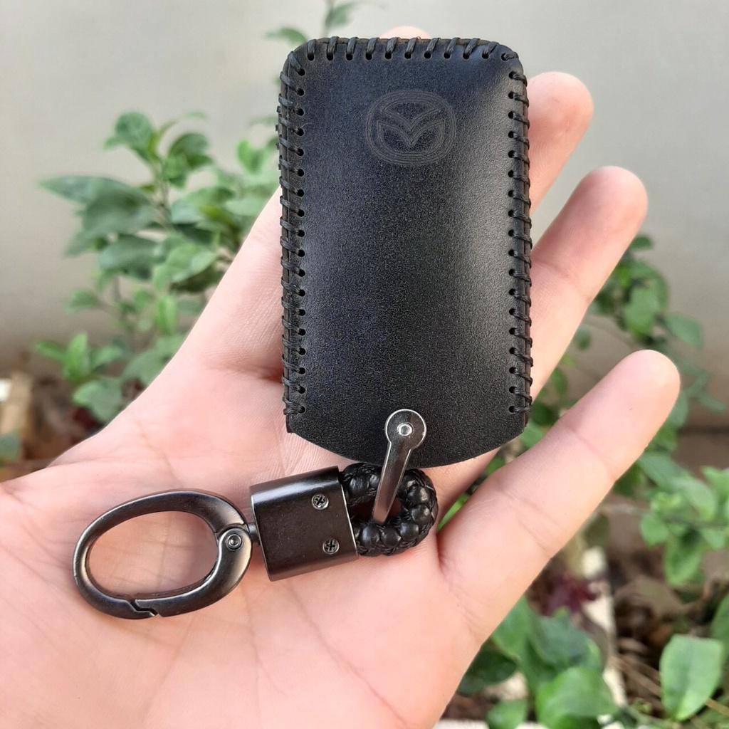 Bao Da Chìa Khóa Mazda 3 .2020 -2023, Da Bò Nhập Khẩu ITALIA, Khắc Tên + Số ĐT Chủ Xe, Bảo hành 2 năm