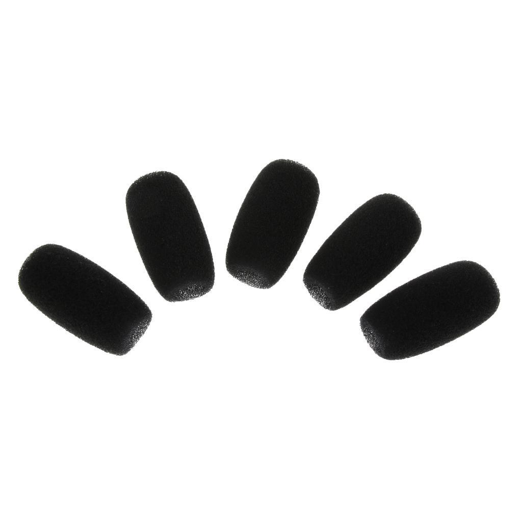5pcs Microphone Sponge Windscreen Cover Sponge for Conference Meeting Mic
