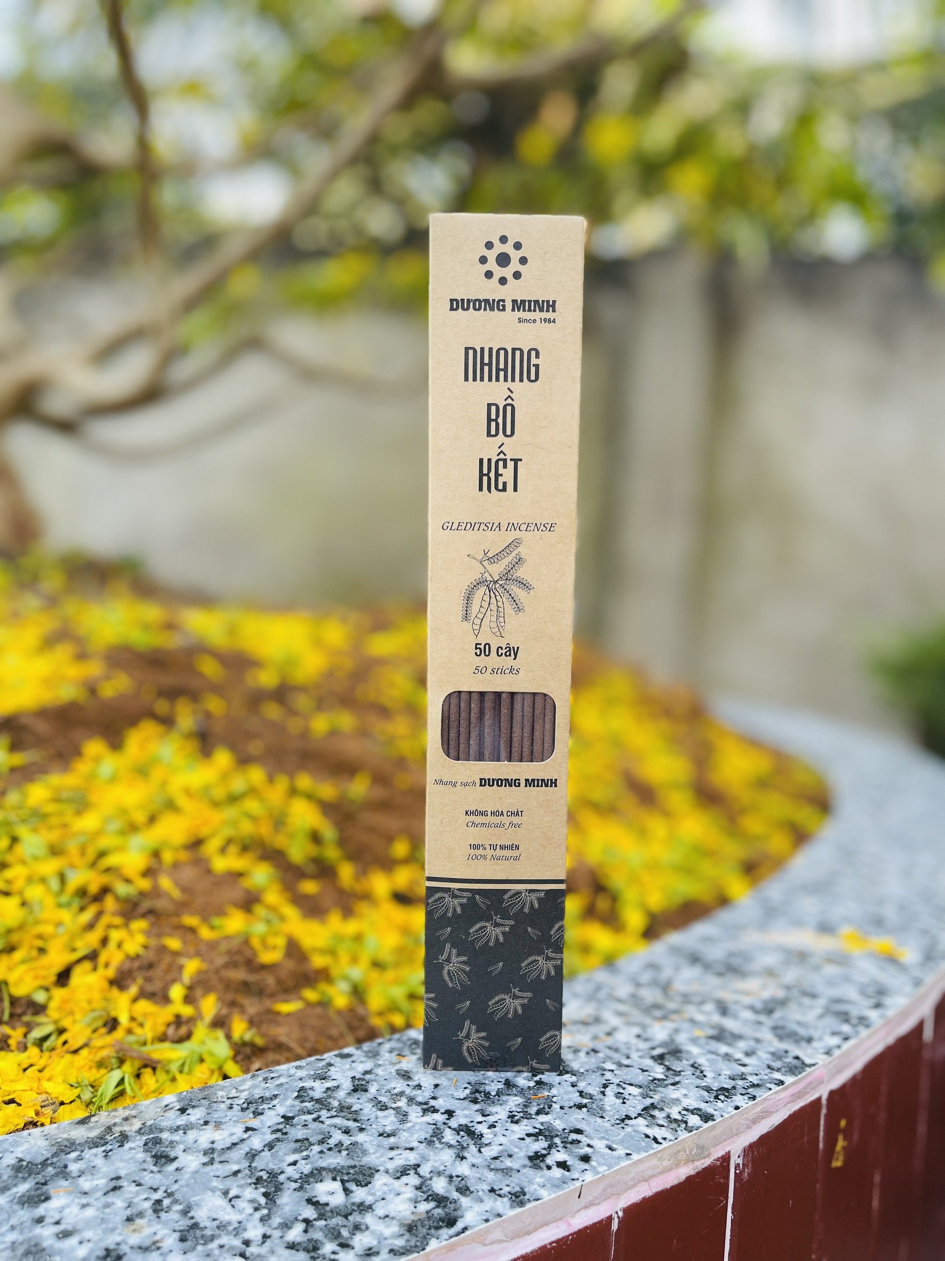 Hương nhang Bồ Kết Dương Minh nhang sạch 100% tự nhiên nhang thắp và xông nhà hương nhang thơm an toàn không hóa chất nhang cây 30cm