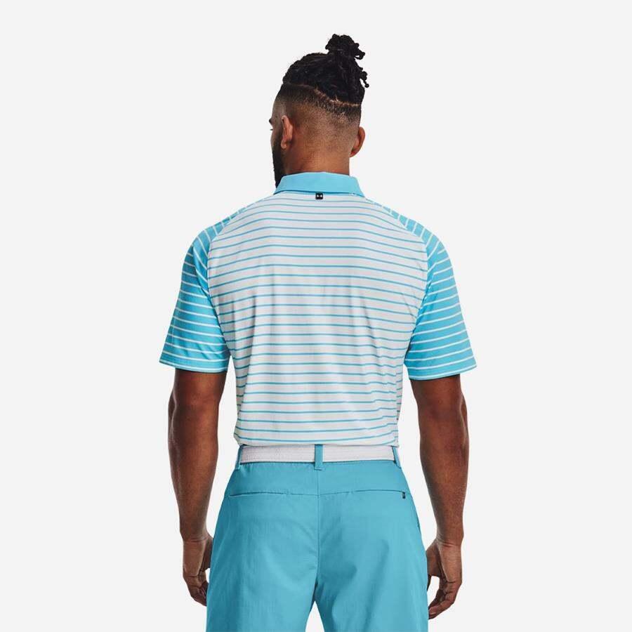 Áo tay ngắn thể thao nam Under Armour Iso-Chill Mix Stripe Polo - 1370092-481