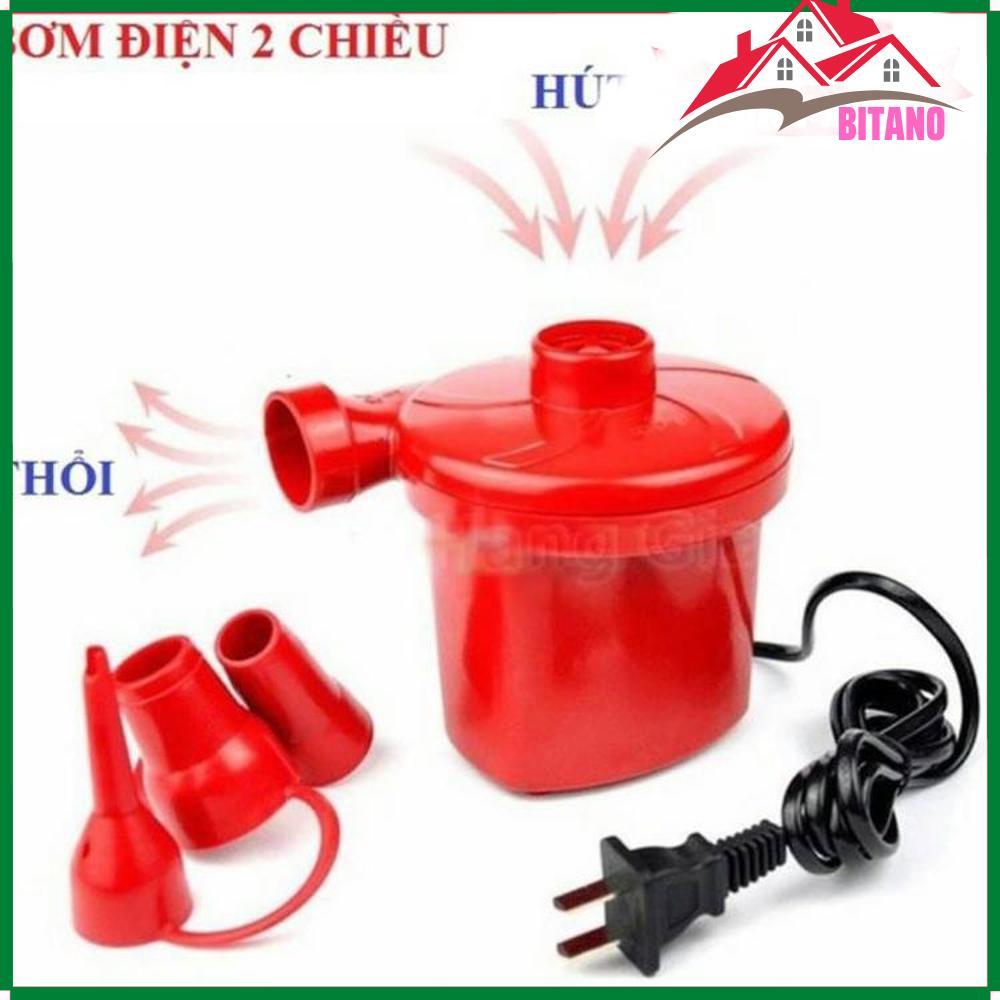 Bơm Hơi Điện Mini BITANO 2 Chiều (Giao Màu Ngẫu Nhiên)