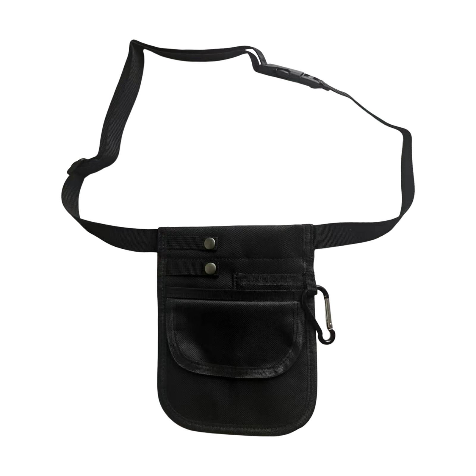 Nurse Fanny Pack Organizer Pouch Holder Utility Hip Bag Black